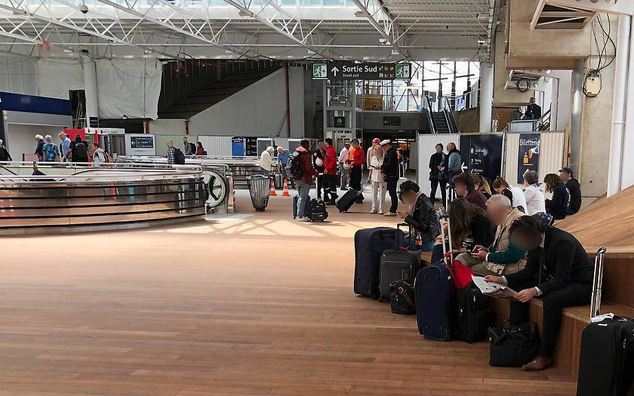 Parquet bambou gare de Rennes